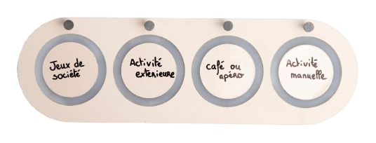 Totem Heya avec quatre emplacements couleur